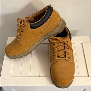 George Men's Brown Lace-Up Oxfords